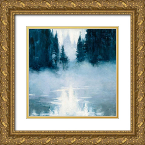 Boundary Waters Gold Ornate Wood Framed Art Print with Double Matting by Purinton, Julia