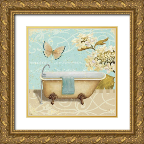 Light Breeze Bath II Gold Ornate Wood Framed Art Print with Double Matting by Brissonnet, Daphne