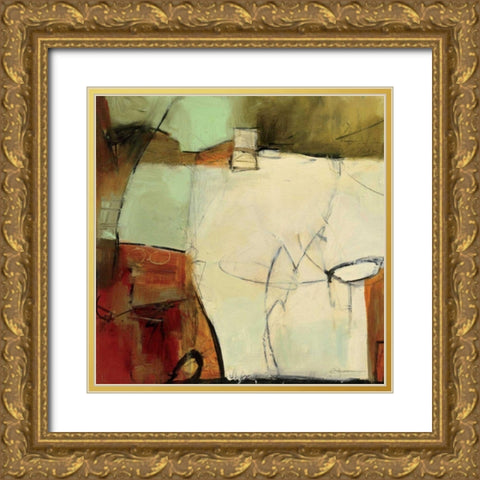Study No. 126 Gold Ornate Wood Framed Art Print with Double Matting by Anderson, CJ