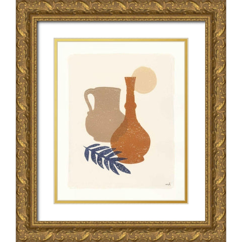 Oasis II Gold Ornate Wood Framed Art Print with Double Matting by Hershey, Moira