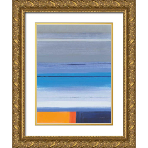 Sight Lines Gold Ornate Wood Framed Art Print with Double Matting by Maye, Jo