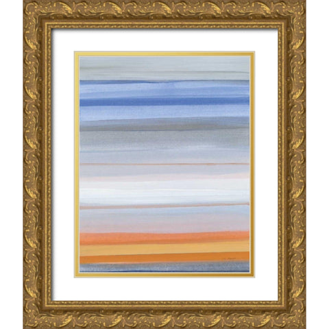 Horizons Gold Ornate Wood Framed Art Print with Double Matting by Maye, Jo
