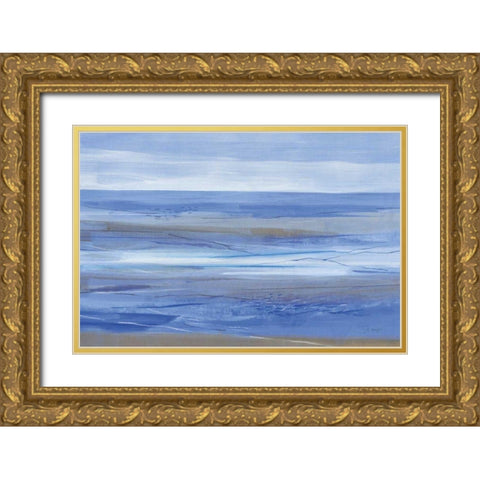 Summer Morning Gold Ornate Wood Framed Art Print with Double Matting by Maye, Jo