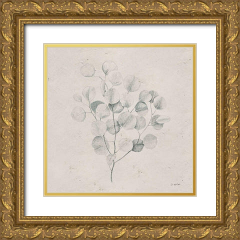Soft Summer Sketches II Sq Gold Ornate Wood Framed Art Print with Double Matting by Wiens, James