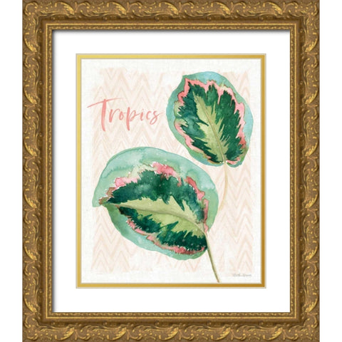 From the Jungle XI Gold Ornate Wood Framed Art Print with Double Matting by Grove, Beth