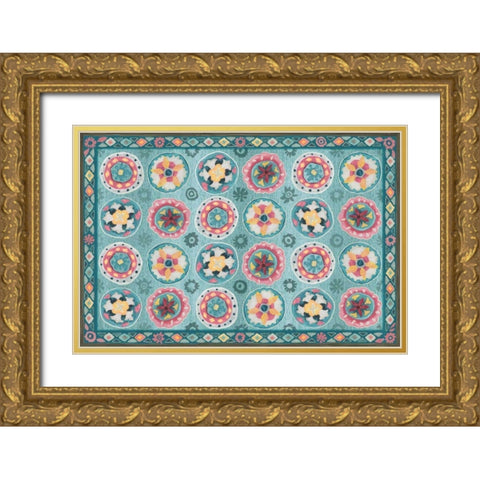 My Bohemian Life XI Gold Ornate Wood Framed Art Print with Double Matting by Brissonnet, Daphne