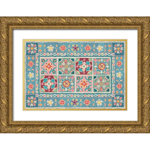 My Bohemian Life XIV Gold Ornate Wood Framed Art Print with Double Matting by Brissonnet, Daphne
