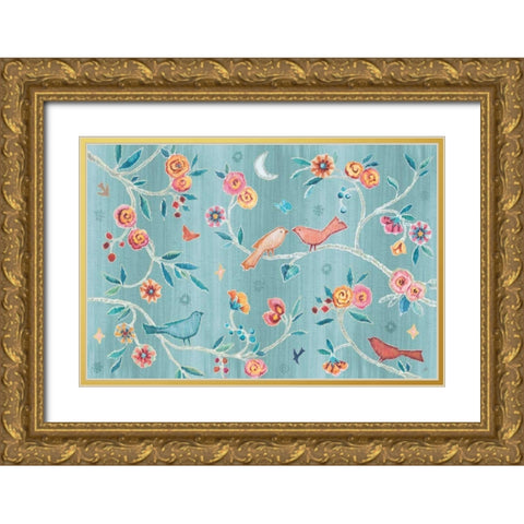 My Bohemian Life II Color Gold Ornate Wood Framed Art Print with Double Matting by Brissonnet, Daphne