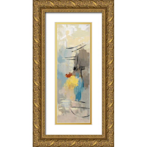 Sail Away II Gold Ornate Wood Framed Art Print with Double Matting by Vassileva, Silvia