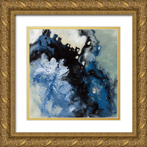 Roaring Waves I Gold Ornate Wood Framed Art Print with Double Matting by Vassileva, Silvia