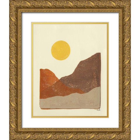 Sedona I Gold Ornate Wood Framed Art Print with Double Matting by Hershey, Moira