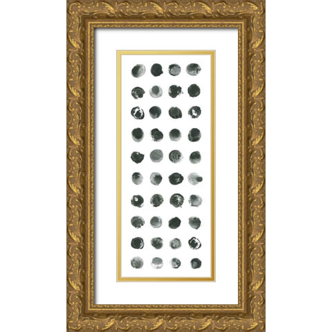 Markmaking Panel I Gold Ornate Wood Framed Art Print with Double Matting by Averinos, Melissa