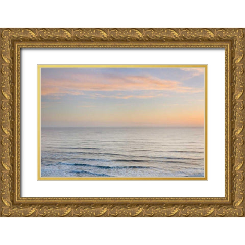 Del Norte Coast Gold Ornate Wood Framed Art Print with Double Matting by Majchrowicz, Alan