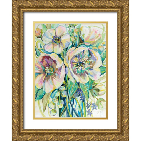 Engaging Gold Ornate Wood Framed Art Print with Double Matting by Vertentes, Jeanette