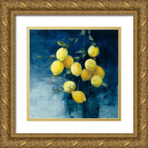Lemon Grove II Gold Ornate Wood Framed Art Print with Double Matting by Purinton, Julia