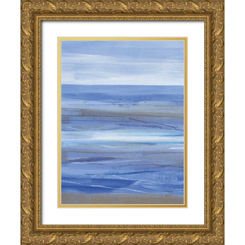 Summer Morning II Gold Ornate Wood Framed Art Print with Double Matting by Maye, Jo