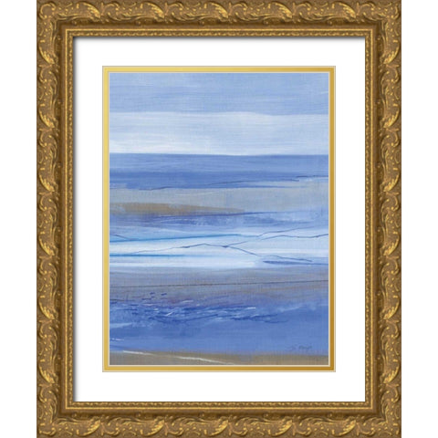 Summer Morning III Gold Ornate Wood Framed Art Print with Double Matting by Maye, Jo