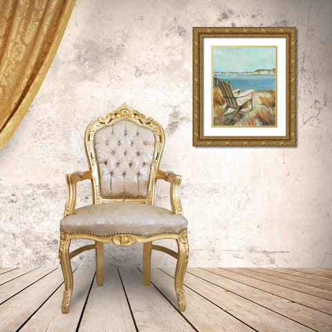 Sea Breeze Gold Ornate Wood Framed Art Print with Double Matting by Hageman, Marilyn