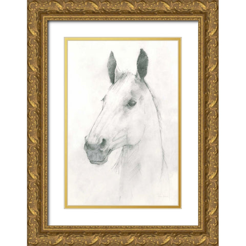 Caesar Gold Ornate Wood Framed Art Print with Double Matting by Tillmon, Avery