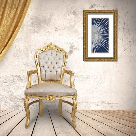 Sunburst III Gold Ornate Wood Framed Art Print with Double Matting by Wild Apple Portfolio