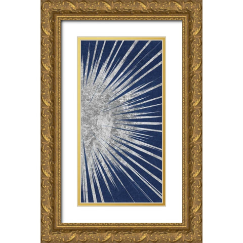 Sunburst III Gold Ornate Wood Framed Art Print with Double Matting by Wild Apple Portfolio