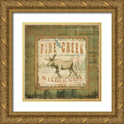 Outdoor Life II Gold Ornate Wood Framed Art Print with Double Matting by Pela