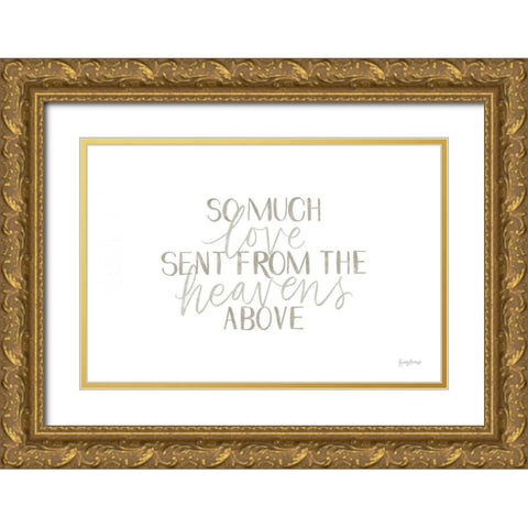 Little Child III Gold Ornate Wood Framed Art Print with Double Matting by Thorns, Becky