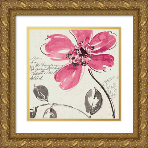 Windy II Gold Ornate Wood Framed Art Print with Double Matting by Pela Studio