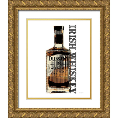 Irish Whiskey Gold Ornate Wood Framed Art Print with Double Matting by Tillmon, Avery