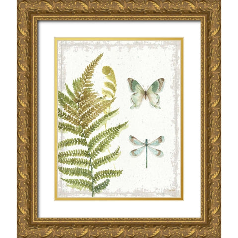 My Greenhouse Botanical III No Words Gold Ornate Wood Framed Art Print with Double Matting by Audit, Lisa