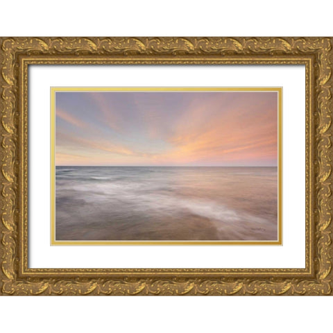 Lake Superior Sky III Gold Ornate Wood Framed Art Print with Double Matting by Majchrowicz, Alan