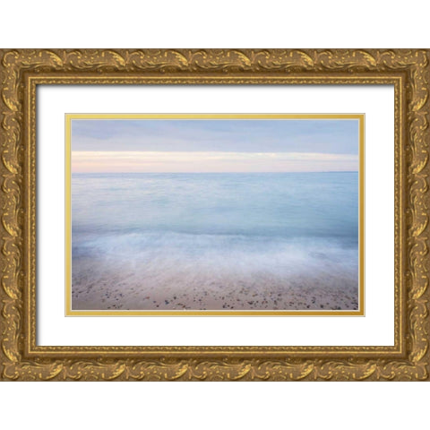 Lake Superior Sky IV Gold Ornate Wood Framed Art Print with Double Matting by Majchrowicz, Alan