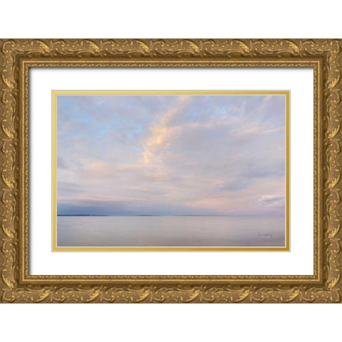 Lake Superior Sky VI Gold Ornate Wood Framed Art Print with Double Matting by Majchrowicz, Alan