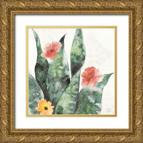Sweet Southwest IV Gold Ornate Wood Framed Art Print with Double Matting by June, Dina