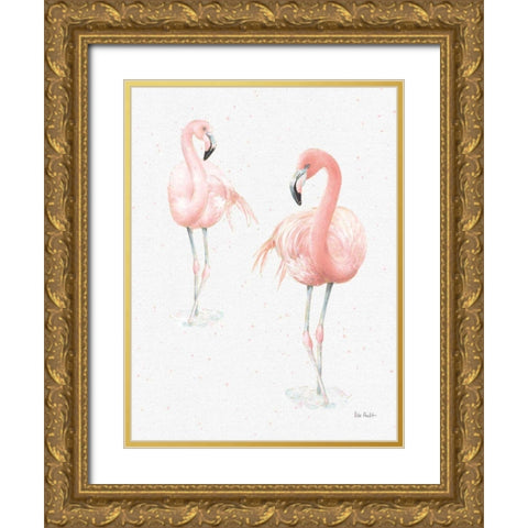 Gracefully Pink XI Light Reversed Gold Ornate Wood Framed Art Print with Double Matting by Audit, Lisa