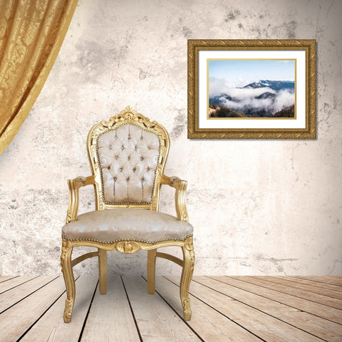 Hurricane Ridge II Gold Ornate Wood Framed Art Print with Double Matting by Marshall, Laura