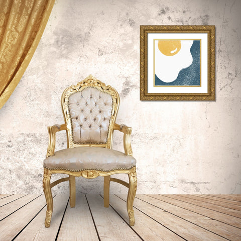 Sunny Side I Gold Ornate Wood Framed Art Print with Double Matting by Hershey, Moira