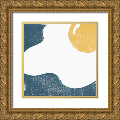 Sunny Side II Gold Ornate Wood Framed Art Print with Double Matting by Hershey, Moira
