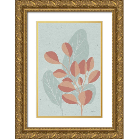 Balance V Gold Ornate Wood Framed Art Print with Double Matting by Thorns, Becky