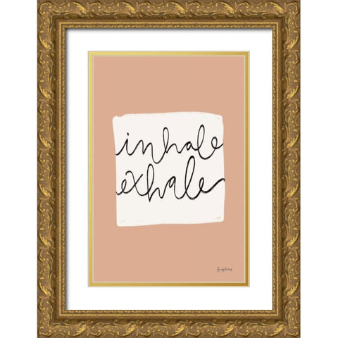 Calm Home III Gold Ornate Wood Framed Art Print with Double Matting by Thorns, Becky