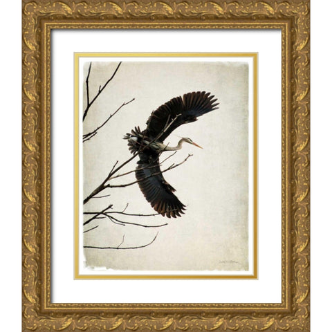 Grace Gold Ornate Wood Framed Art Print with Double Matting by Van Swearingen, Debra