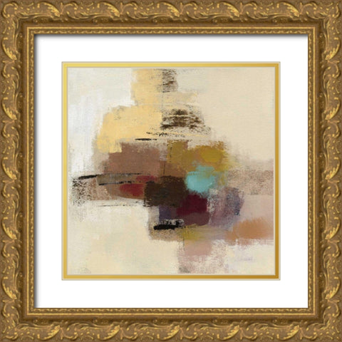 Morello Cherry Abstract II Gold Ornate Wood Framed Art Print with Double Matting by Vassileva, Silvia