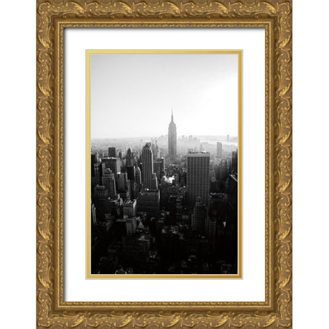 Empire Gold Ornate Wood Framed Art Print with Double Matting by Aledanda