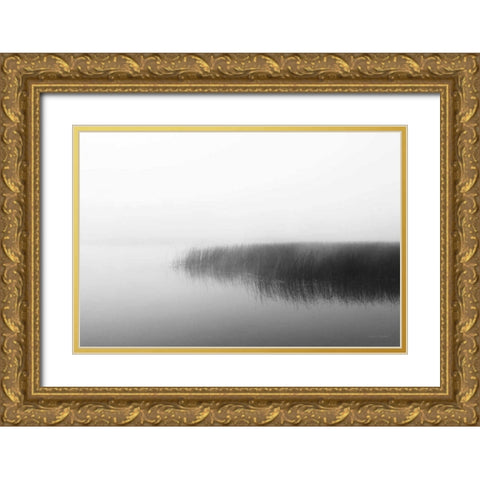 Clyde River Gold Ornate Wood Framed Art Print with Double Matting by Marshall, Laura