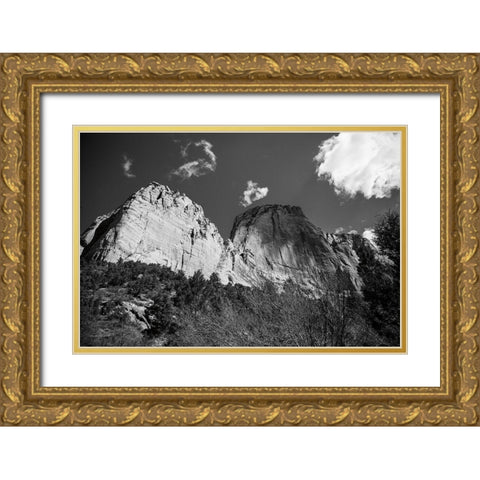 Kolob Canyons I Gold Ornate Wood Framed Art Print with Double Matting by Marshall, Laura