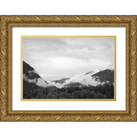 North Cascades II Gold Ornate Wood Framed Art Print with Double Matting by Marshall, Laura