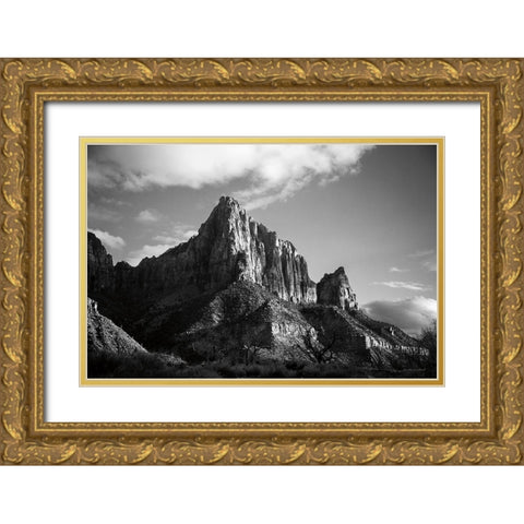 The Watchman I Gold Ornate Wood Framed Art Print with Double Matting by Marshall, Laura