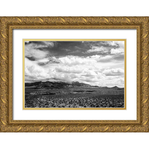 Virgin Mountains I Gold Ornate Wood Framed Art Print with Double Matting by Marshall, Laura