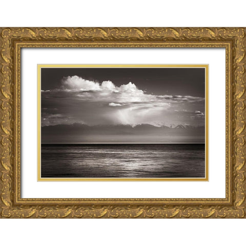 Straight of Juan de Fuca Gold Ornate Wood Framed Art Print with Double Matting by Majchrowicz, Alan