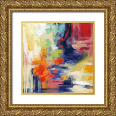 Bright Kyoto Summer Gold Ornate Wood Framed Art Print with Double Matting by Vassileva, Silvia